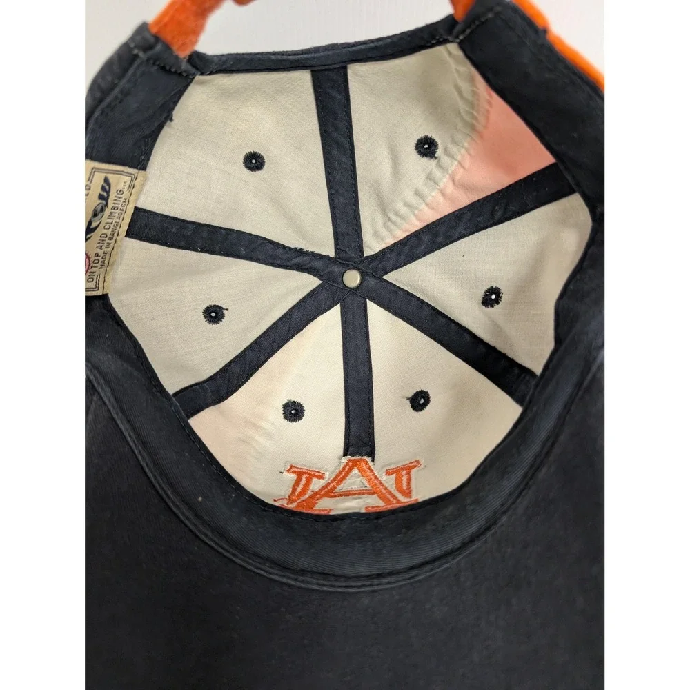 Auburn Tigers Hat Cap Strap Back Mens Blue Orange NCAA College Football Two Tone